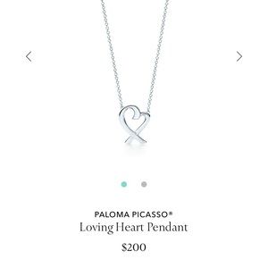 Tiffany “Loving Heart” pendant necklace